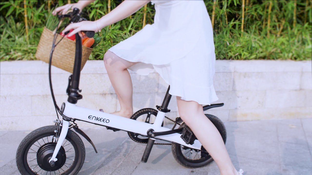 折りたたみ式4WAY電動アシスト自転車「ENKEEO」 - YouTube