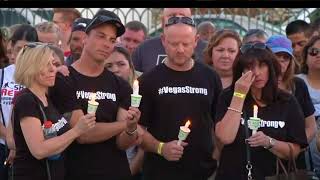 Candlelight vigil held in Las Vegas 1 week after mass shooting