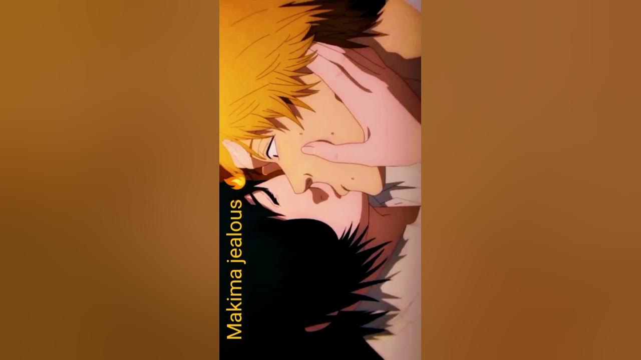 Makima jealous kissing scene Chainsaw man. YouTube