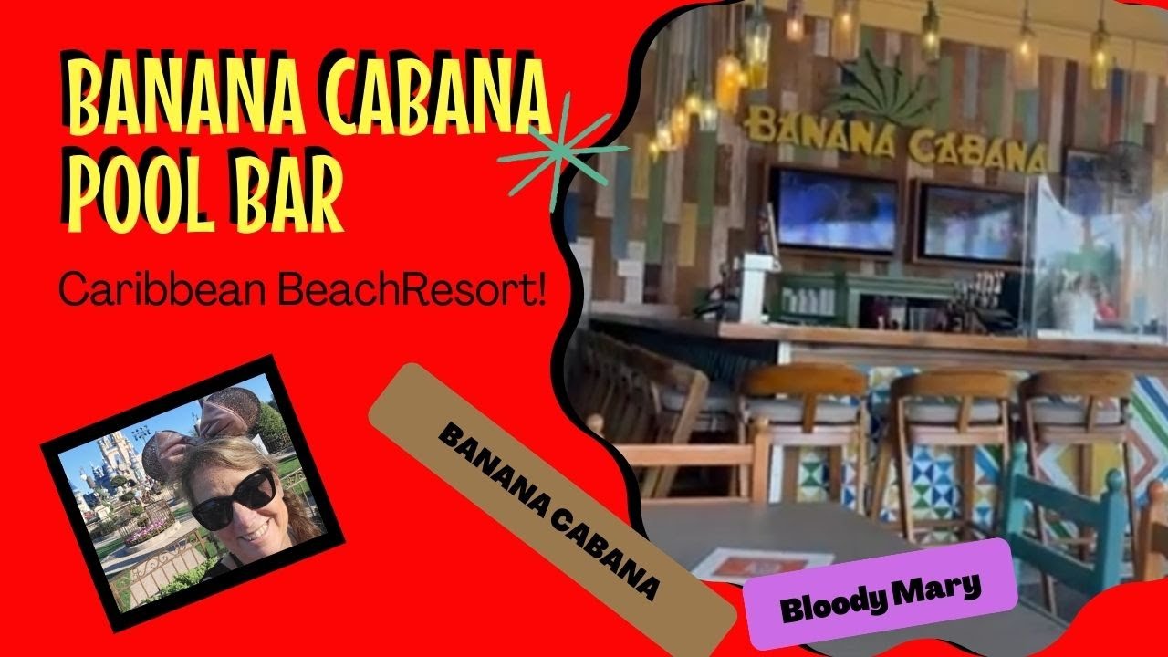 Banana Cabana Pool Bar disney disneyworld drinks travel 