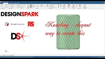 DesignSpark Mechanical: Knurling - easy way to create