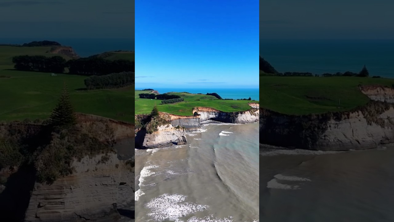 Whitecliffs Beach NZ 🌊 | Stunning Coastal Beauty of New Zealand 