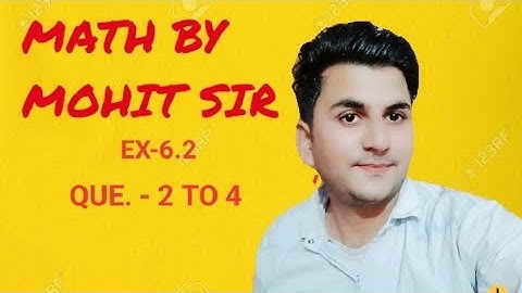 Rbse 12th Maths.EX-6.2|Que. 2 to 4.#mathsbymohit