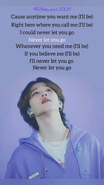 BTS💜~Jimin 'Closer than this'🌺 song lyrics☘️