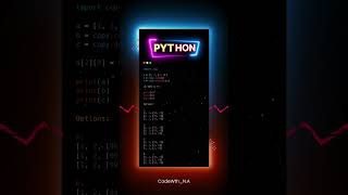 Master Python in seconds.Real code Real skills One short time#PythonShorts #LearnPython #CodeWithNA
