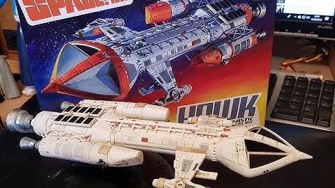 Round 2 MPC Space 1999 Hawk Built and Painted Kit
