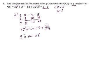Unit 2 Review Precalculus