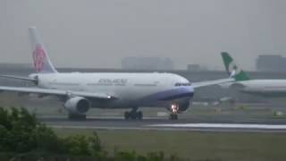 中華航空 China Airlines A330-302(B-18360) CI-503 桃園(TPE)→浦東(PVG) takeoff