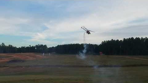 Matt Botos flying his Synergy N7 Thursday 1st day at the Southern Heli Swarm 2016