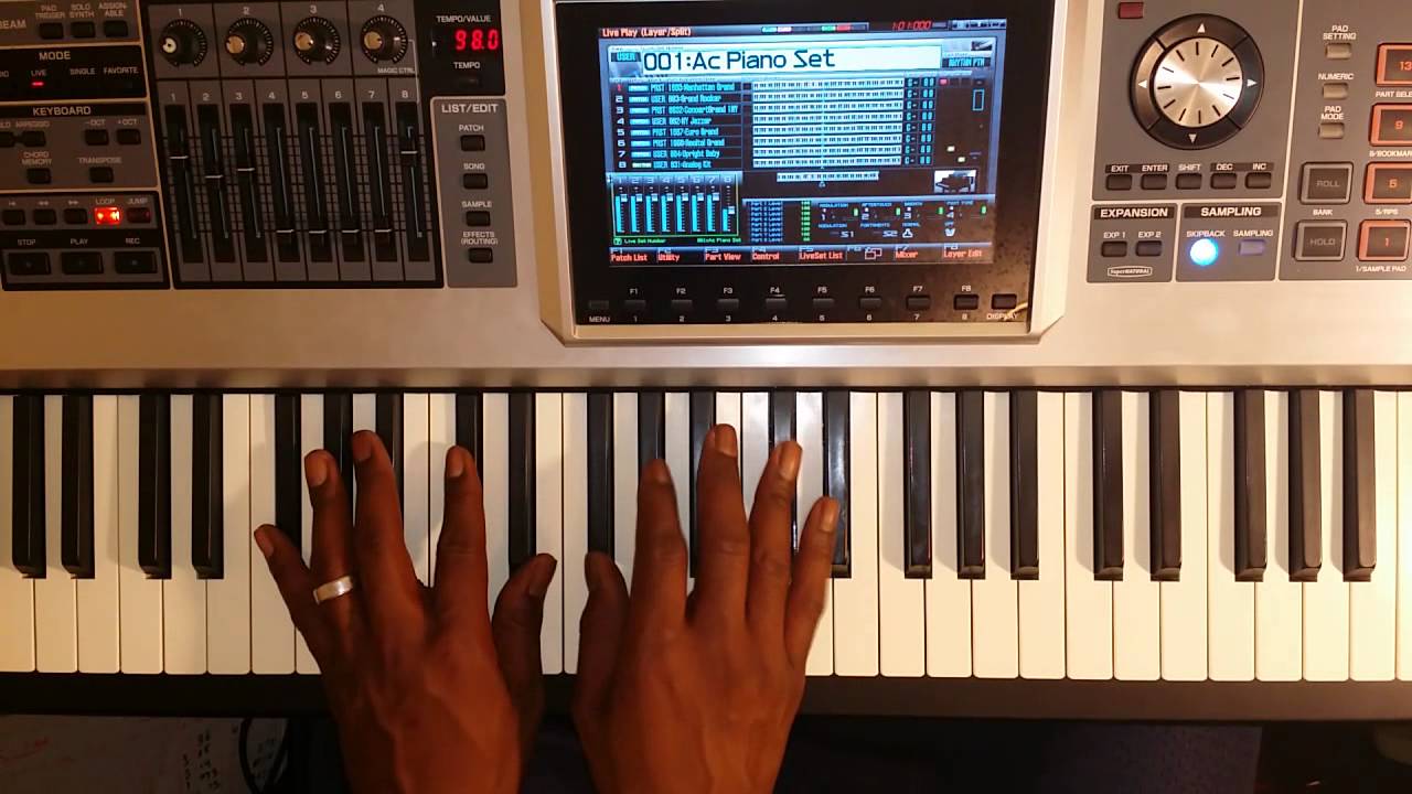 Practicing 1 5 6 4 Chord Progression In All Keys On Piano Using Intro