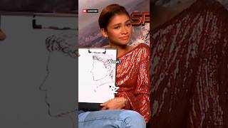 Zendaya Draws Tom Holland ? shorts zendaya tomholland jacobbatalon spiderman marvel avengers