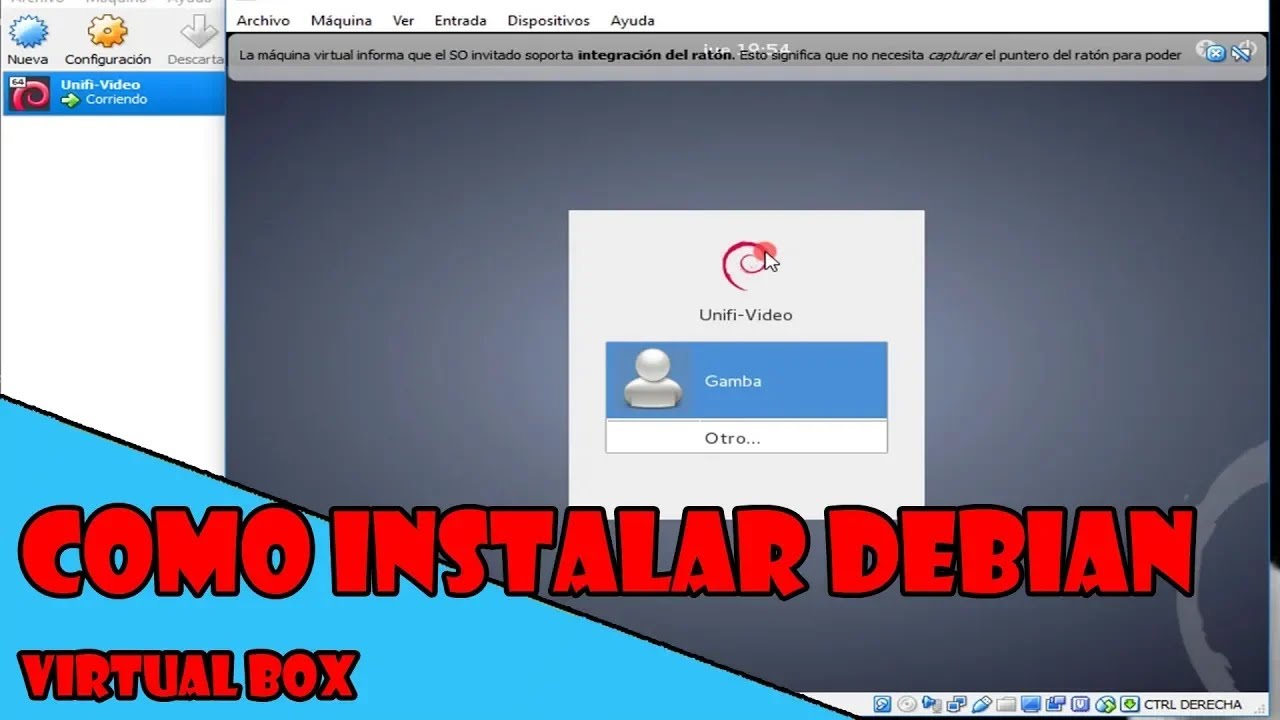 Como INSTALAR DEBIAN - máquina virtual - Virtualbox - YouTube