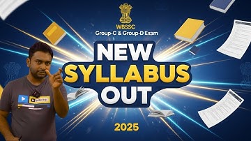 WBSSC Group C & D New Syllabus 2025 | নতুন সিলেবাস প্রকাশিত | Full Details & Changes Explained
