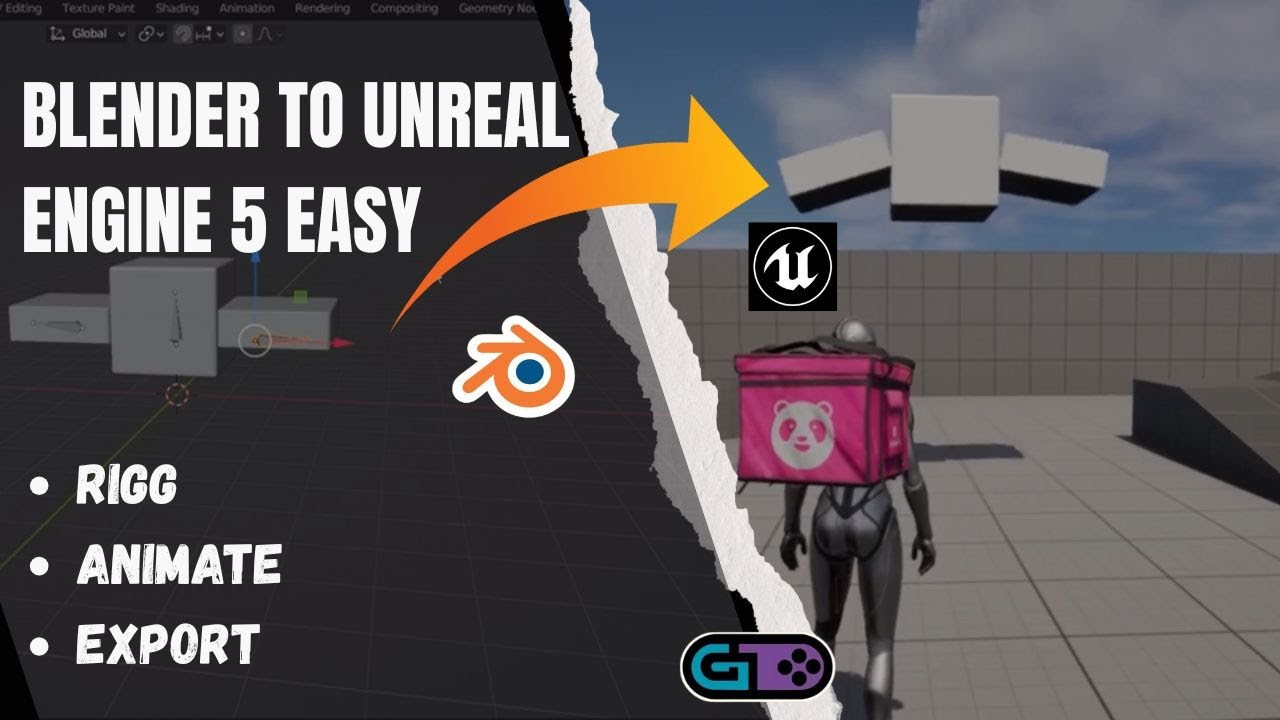 Blender Rigging Animations for Unreal Engine 5 Made EASY - YouTube