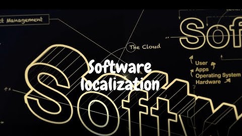 Software localization