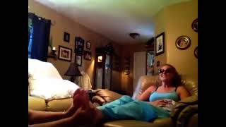 ticklish woman 