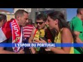 Un supporter portugais drape et fait une quenelle en direct sur itl avant la final de leuro