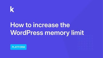 How to increase the WordPress memory limit on Kiravo
