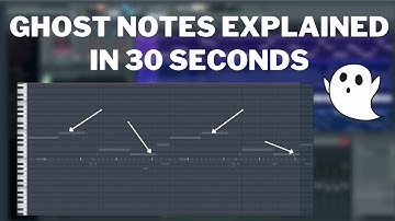 Ghost Notes explained in 30 seconds (FL Studio) | FL Studio Tutorials