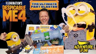 Despicable ME 4 Official Movie Trailer Ultimate Fart Blaster - Fart Gun Shoots Real Fart Rings Toy!