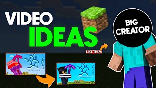 How to Find Content for Minecraft Video Like Big Creators!🔥