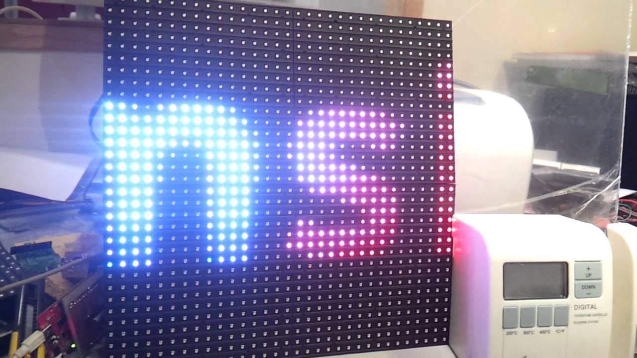 P10 32x32 true color rgb led panel YouTube