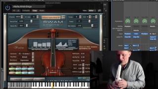 SWAM Violin and the Roland Aerophone. Schindler's List Theme chords