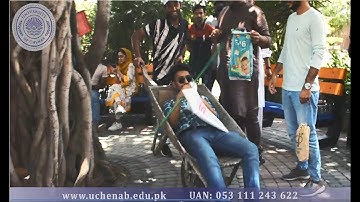 "No Backpack Day" @ The University of Chenab, Gujrat.  #UChenab