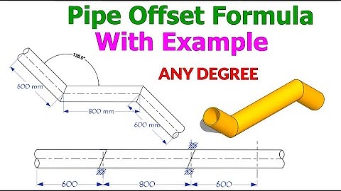 How to calculate Piping Offset With example Tutorial