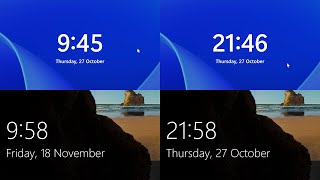 How to change the lock screen clock format in Windows 10 and 11 screenshot 3