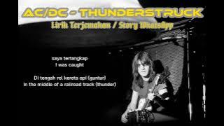 AC/DC - THUNDERSTRUCK || Lirik Terjemahan Bahasa Indonesia || Story WhatsApp || #shorts