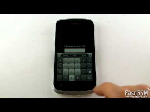 Huawei Ascend G300의 잠금을 해제하는 방법 | U8815 | U8818 | FastGSM