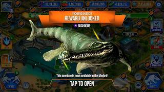 NEW UNLOCK SUCHODUS & AQUATIC TOUR VIP | JURASSIC WORLD THE GAME