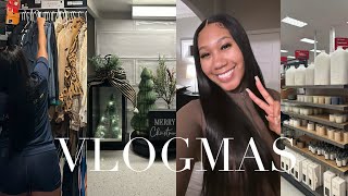 VLOGMAS | SHOPPING FOR A WREATH, COFFEE BAR SET UP, CLOSET DECLUTTER, REMINISCING, ERRANDS + MORE