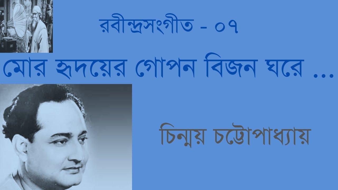 Mor Hridoyer Gopono Bijono Chinmoy Chattopadhyay In the secret room of my heart Chinmoy Chatterjee