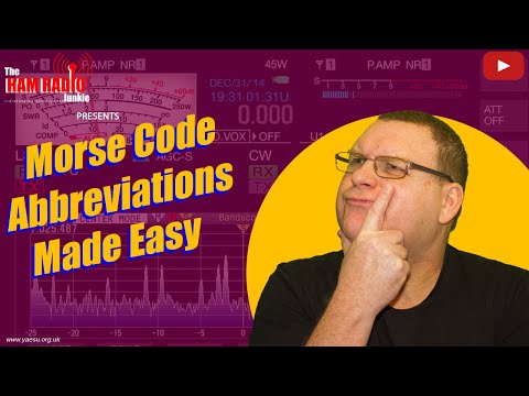 Morse code abbreviations made easy