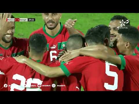 🎥| المغرب 2-0 جورجيا هدف حكيم زياش في الدقيقة 29