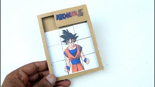 How To Make A PAPER GAME || Diy Dragon Ball Z Puzzle Game screenshot 5