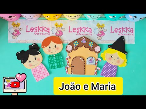 DIY - RECURSO PEDAGÓGICO -  DEDOCHES JOÃO E MARIA