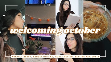 OCTOBER RESET🍂✍🏽 prep for new month, financial review, digital declutter, month reflection & goals