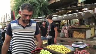 حلب باب جنين ، بسطات الخضار في باب جنين