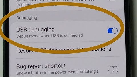 Samsung Galaxy A30 A30s A31 Enable USB Debugging Mode and Developer Options