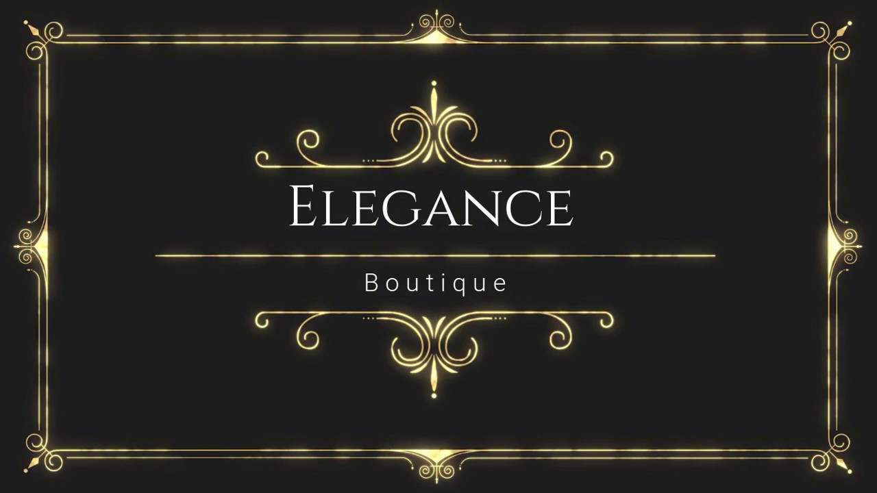 ELEGANCE BOUTIQUE PROMO VIDEO - YouTube 