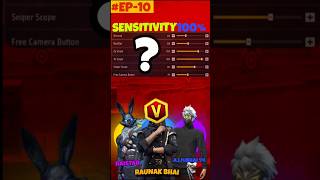 Ajjubhai Vs Raistar Sensitivity Settings Best Free Fire Sensitivity For Headshots