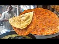 LAHORI STREET KATLAMA | Desi Fried Pizza at Data Darbar Lahore. Pakistani Street Food Katlama Recipe