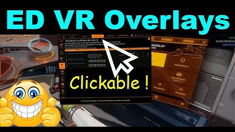 How to enable EDCopilot or anything else in VR as a clickable Overlay #Elitedangerous #dcs #iracing