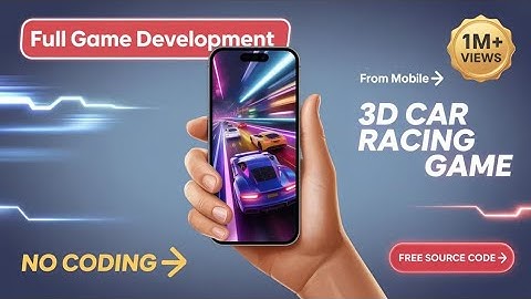 Make a 3d car racing game in your mobile | using sound effects #create #howto #game #chatgpt