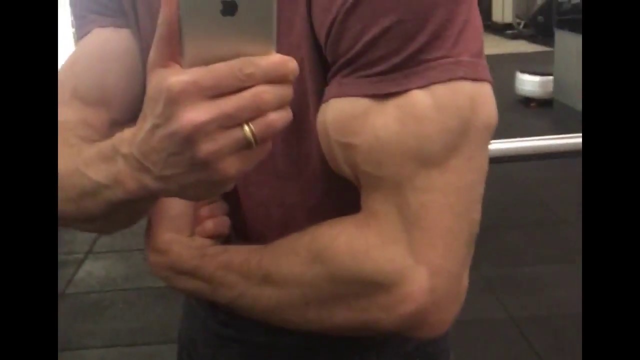 big arms routine Huge Natural Flexing Arms Big Arms