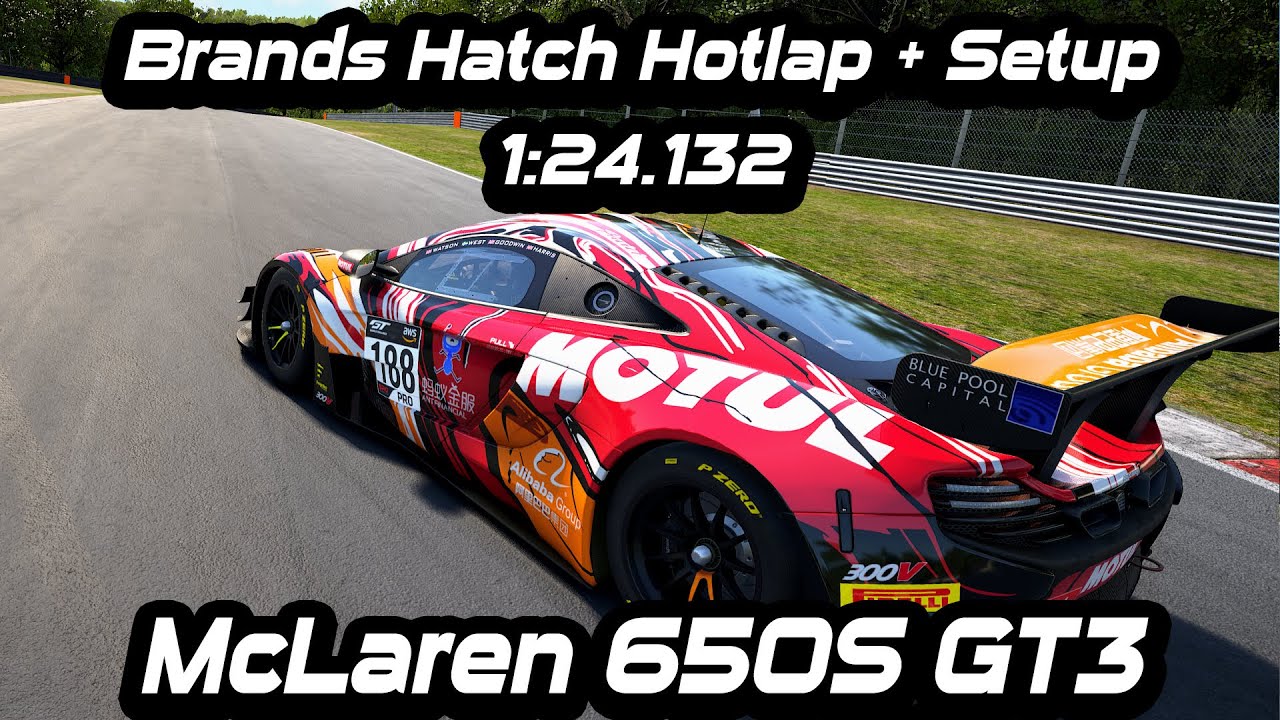 Assetto Corsa Competizione McLaren 650s GT3 Brands Hatch Hotlap