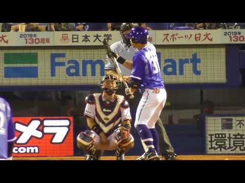 2017年8月27日 東京ヤクルト － 横浜DeNA 桑原選手 2点タイムリーツーべースヒット【Yokohama db専用動画複製・転用禁止】